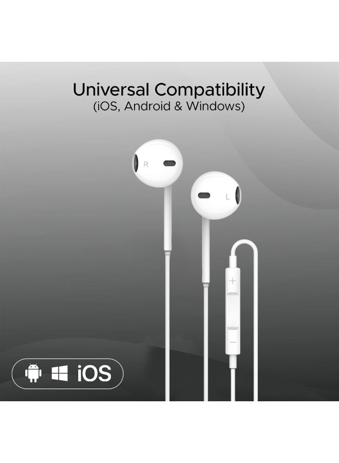 iMee Type-C Wired Earphones with Mic and Volume Control - In-Ear Stereo Sound, Plug and Play USB-C Headphones for Smartphones, Tablets & Laptops, Noise Reduction, Lightweight, Comfortable Fit (IM-EP107) - Image 3